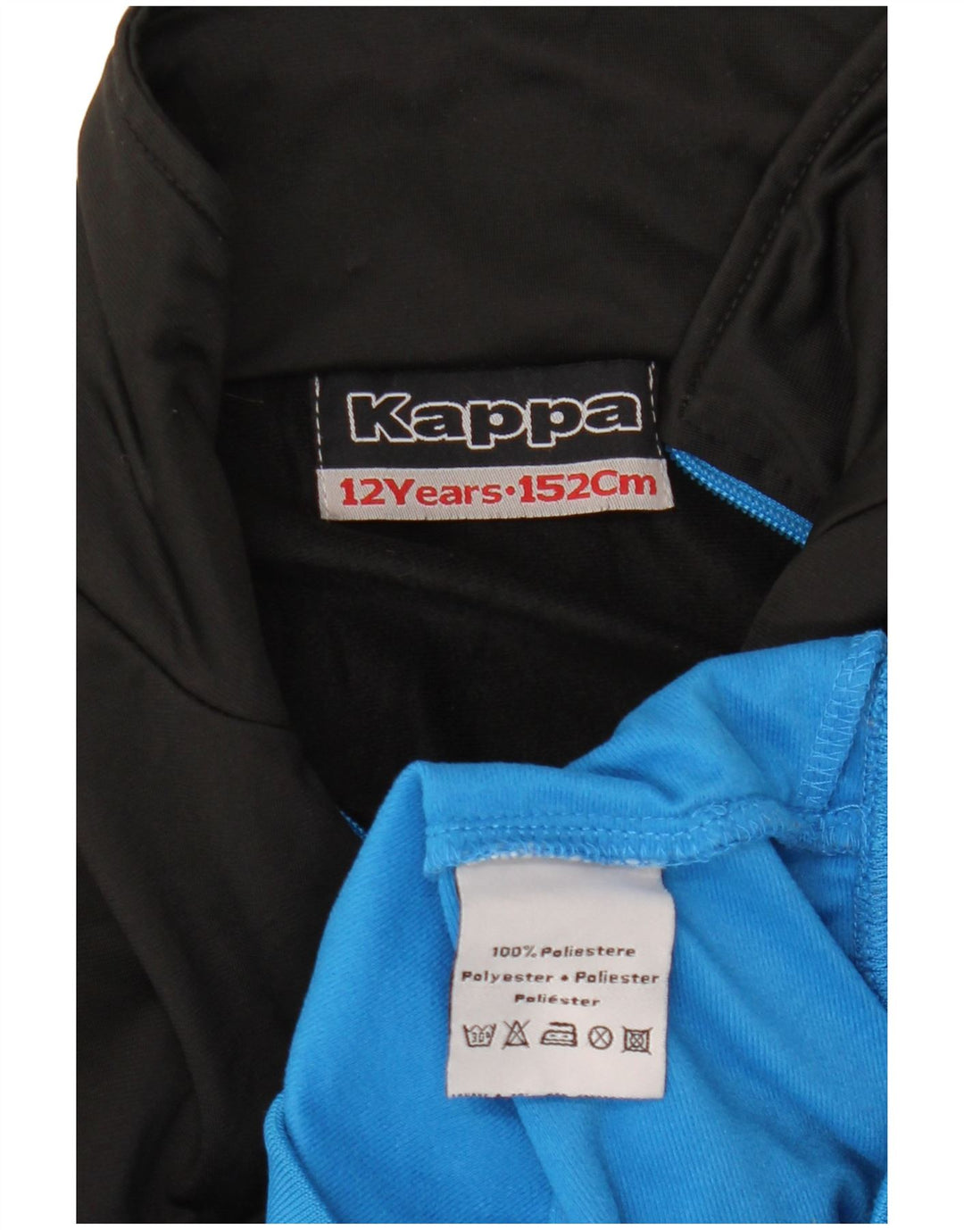 Giacca da tuta da ragazzo KAPPA 11-12 anni in poliestere color block blu