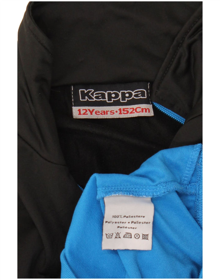 Giacca da tuta da ragazzo KAPPA 11-12 anni in poliestere color block blu