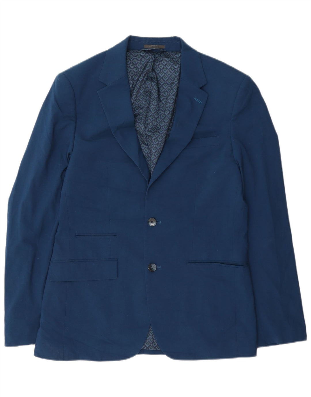 Marks & Spencer Veste blazer à 2 boutons pour homme UK 38 Bleu moyen Polyester