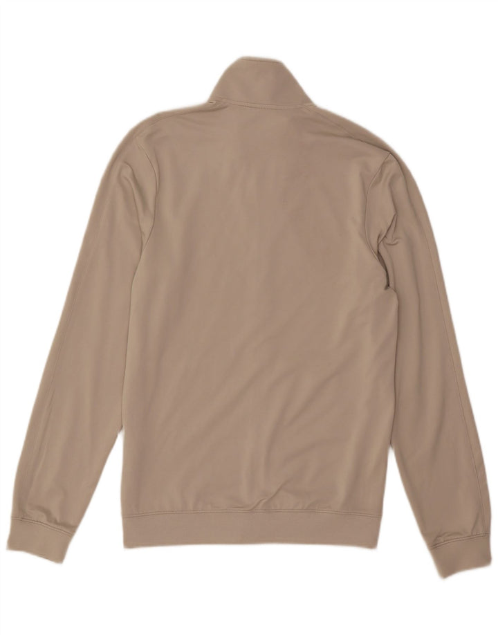 Nike Mens Tracksuit Top Jacket XS Beige Polyester