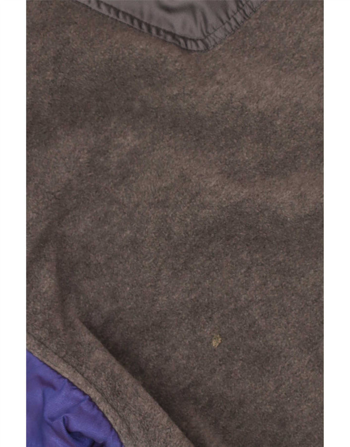 Klepper Herre lynlås hals Fleece Jumper 2XL Grå Colourblock Polyester