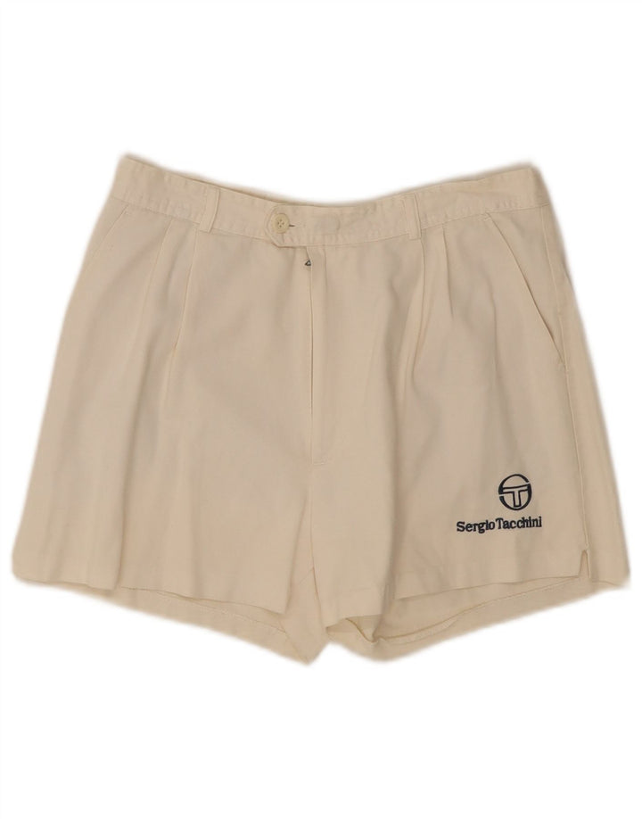 Pantaloncini chino da uomo Sergio Tacchini IT 46 piccoli W28 bianchi