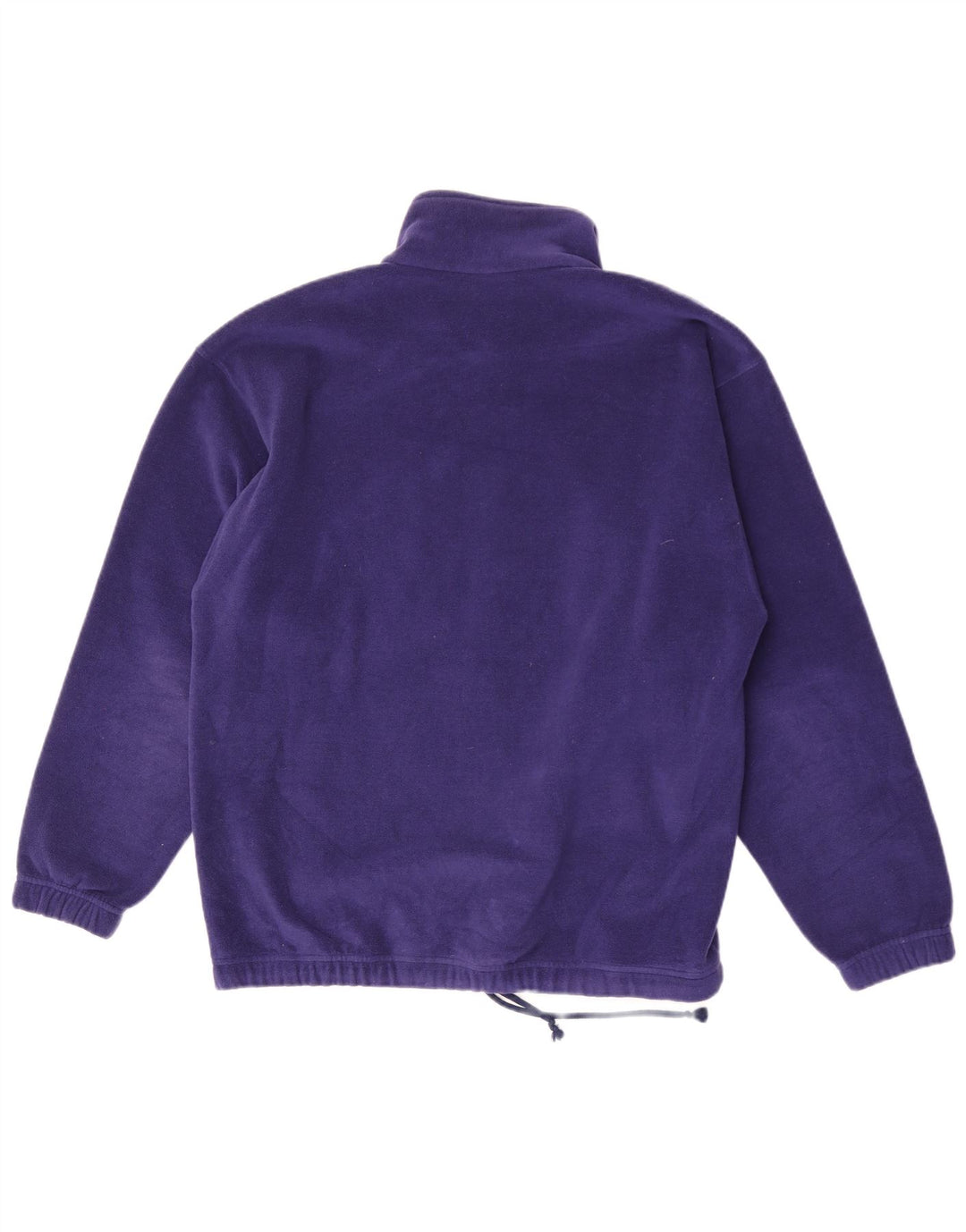 Sergio Tacchini Mens Zip Neck Fleece Jumper Large Purple