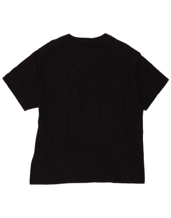 Champion Mens Graphic T-Shirt Top XL Black
