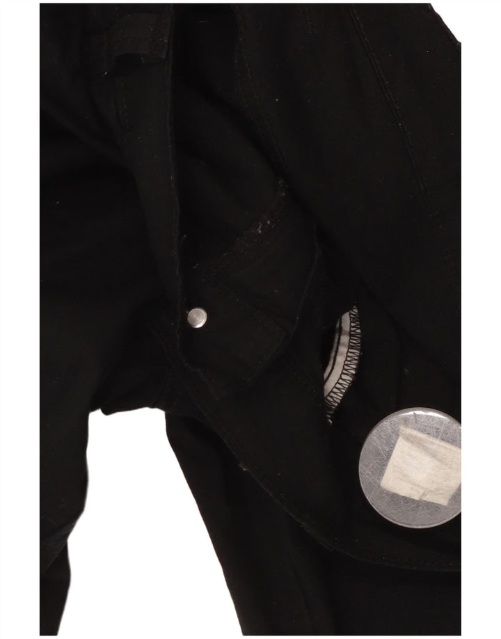 DICKIES Mens Bootcut Cargo Trousers W38 L29 Black Cotton
