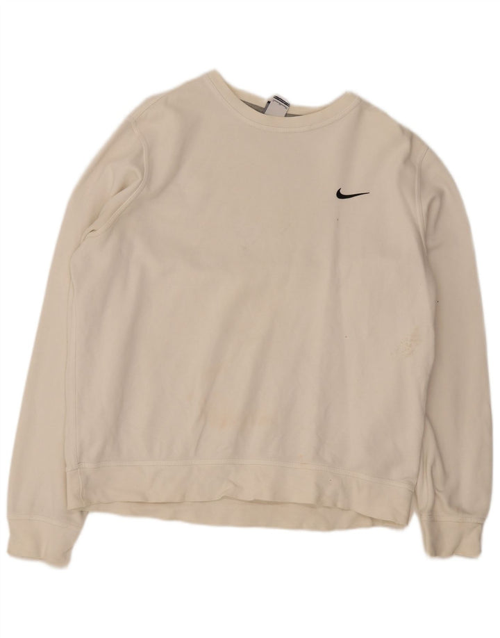 Nike Sweatshirt Jumper til mænd XL Off White Bomuld