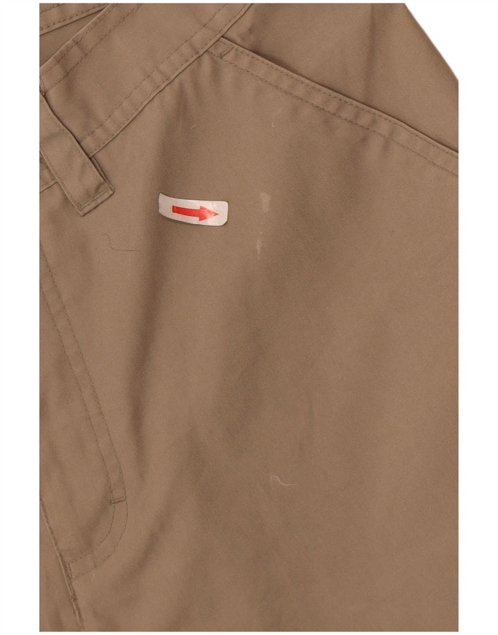 Jack Wolfskin Mens Crop Cargo Trousers Medium W34 L25 Beige Polyester