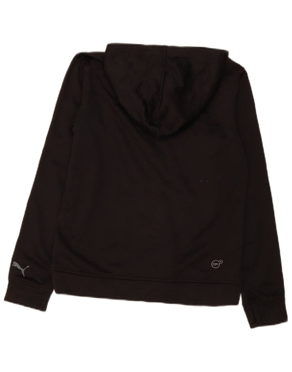 Suéter com capuz gráfico Puma Boys 12-13 anos grande preto poliéster