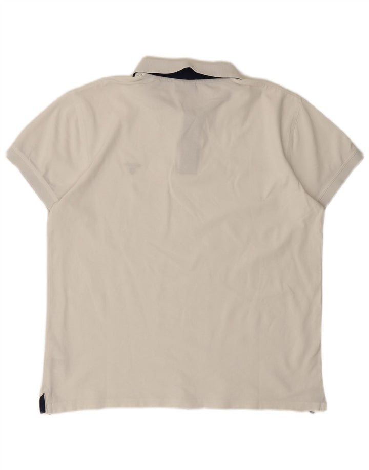 Gant Mens Polo Shirt XL White Cotton