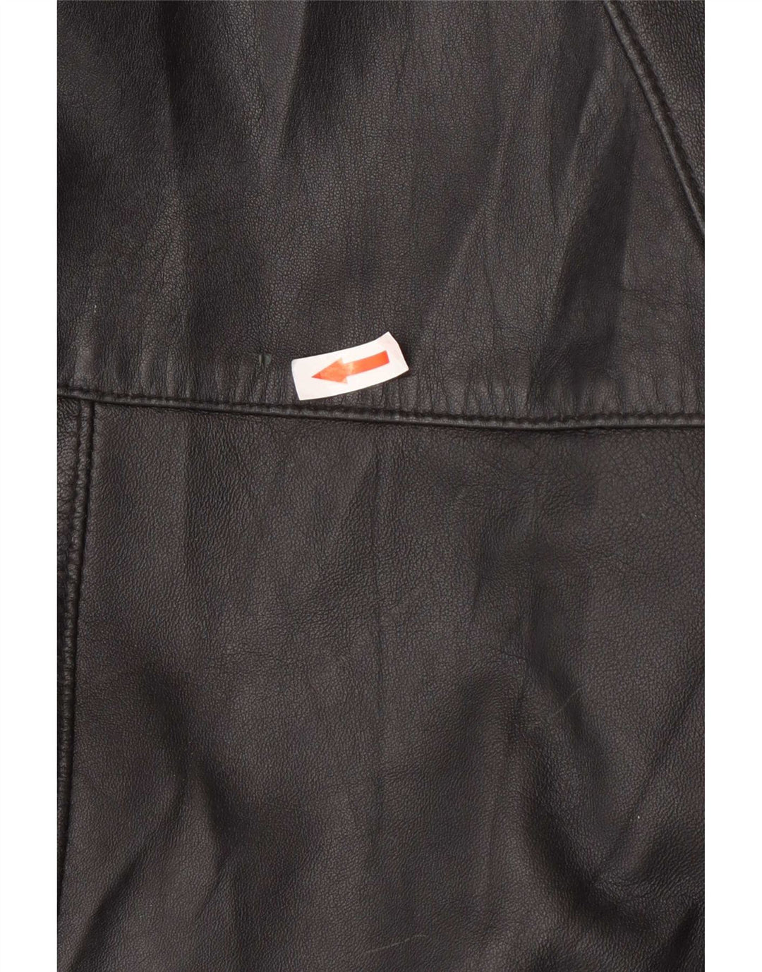Kiros Womens Hooded Oversized Leather Coat IT 48 XL Black