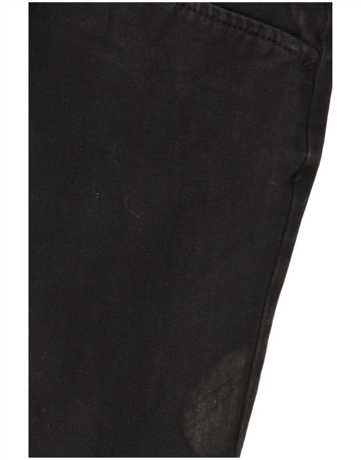 Eddie Bauer Womens Bootcut Casual Trousers US 8 Medium W30 L30 Black Cotton