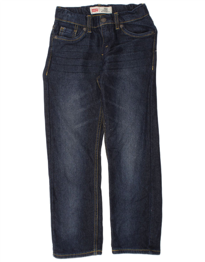 Levi's Boys 511 Slim Jeans 6-7 år W24 L22 Blå Bomuld
