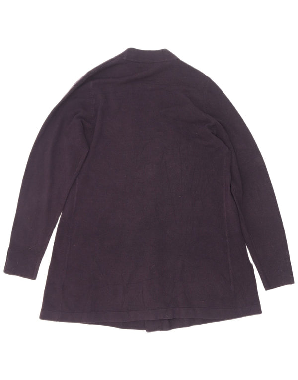 Marks & Spencer Dame Longline Cardigan Sweater UK 12 Medium Navy Blue
