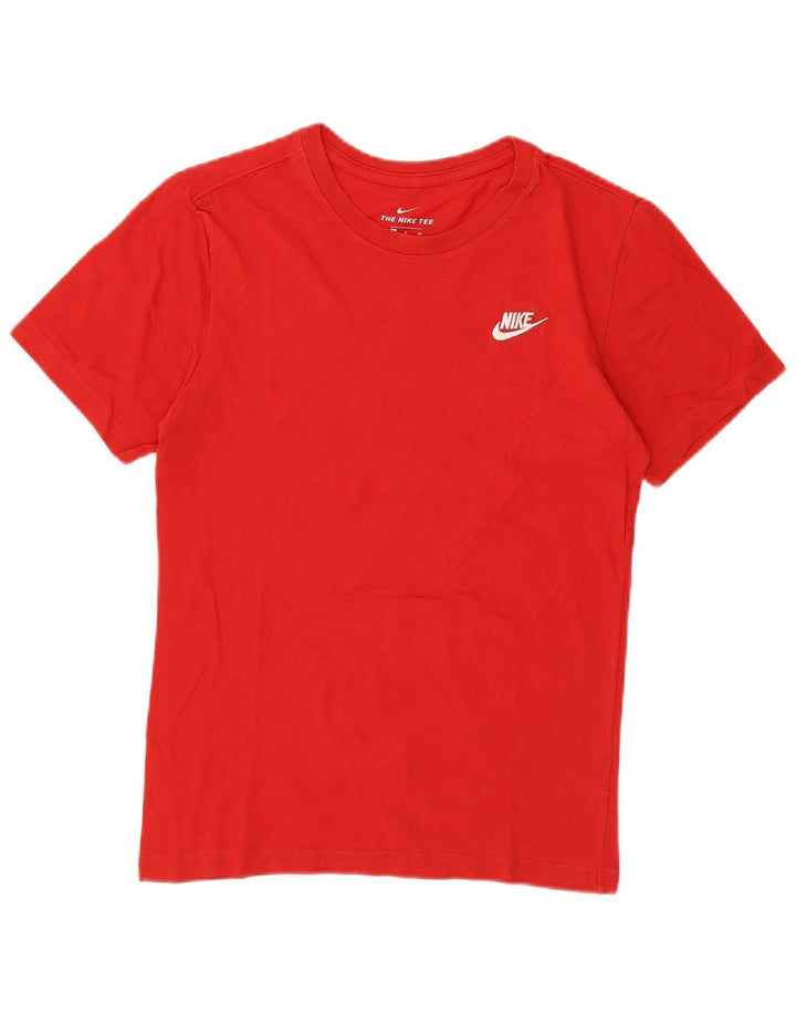 Nike Womens T-Shirt Top UK 10 Small Red
