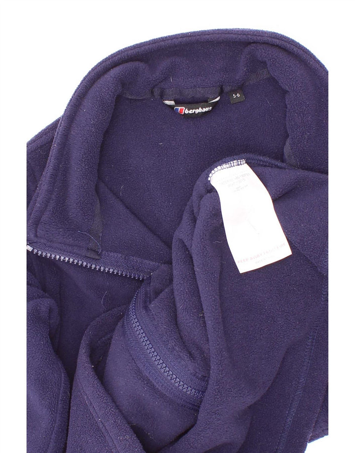 Berghaus Boys Liner Fleecejakke 5-6 År Marineblå Polyester