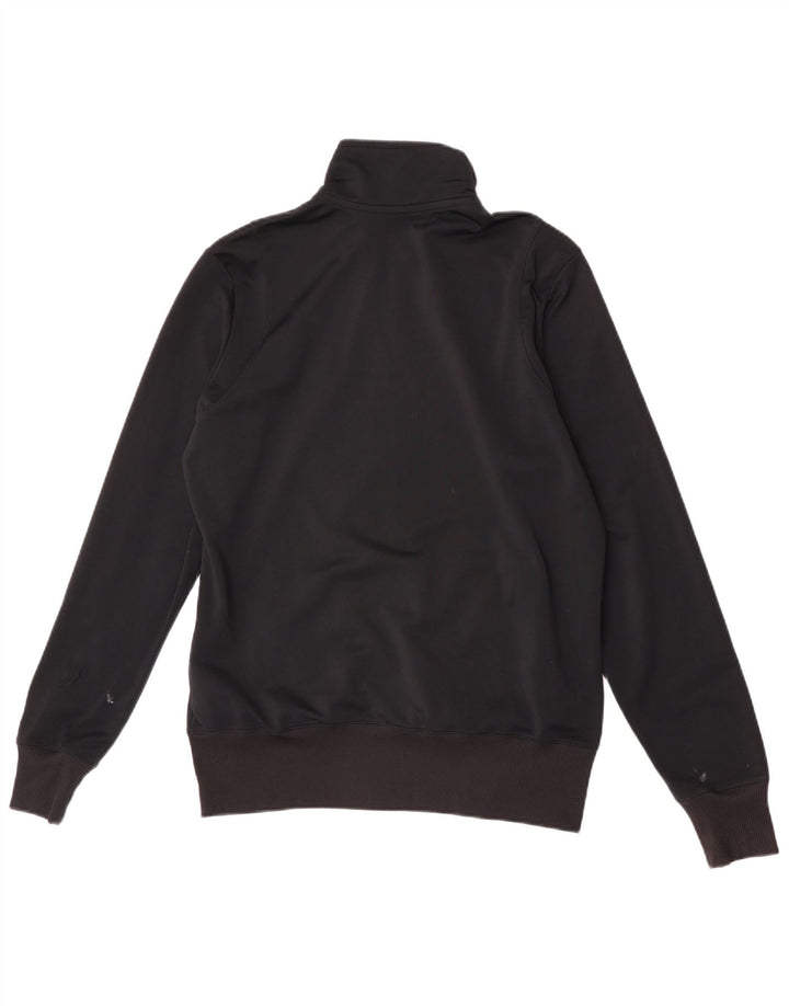 Nike Womens Tracksuit Top Jacket UK 18 XL Black Polyester