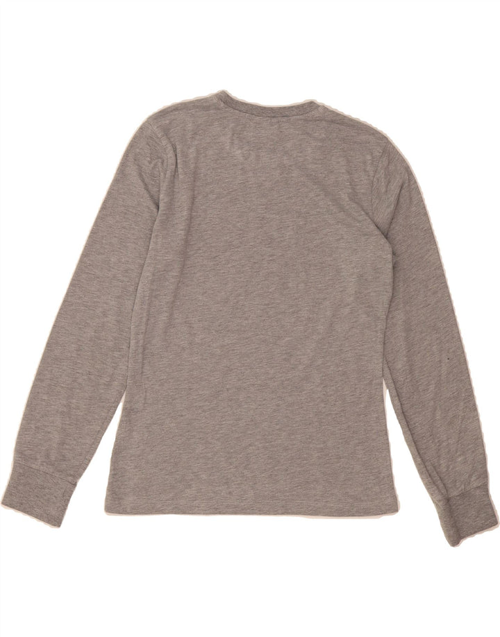 NORTH SAILS Womens Graphic Top Long Sleeve UK 12 Medium Grey Vintage North Sails and Second-Hand North Sails from Messina Hembry 