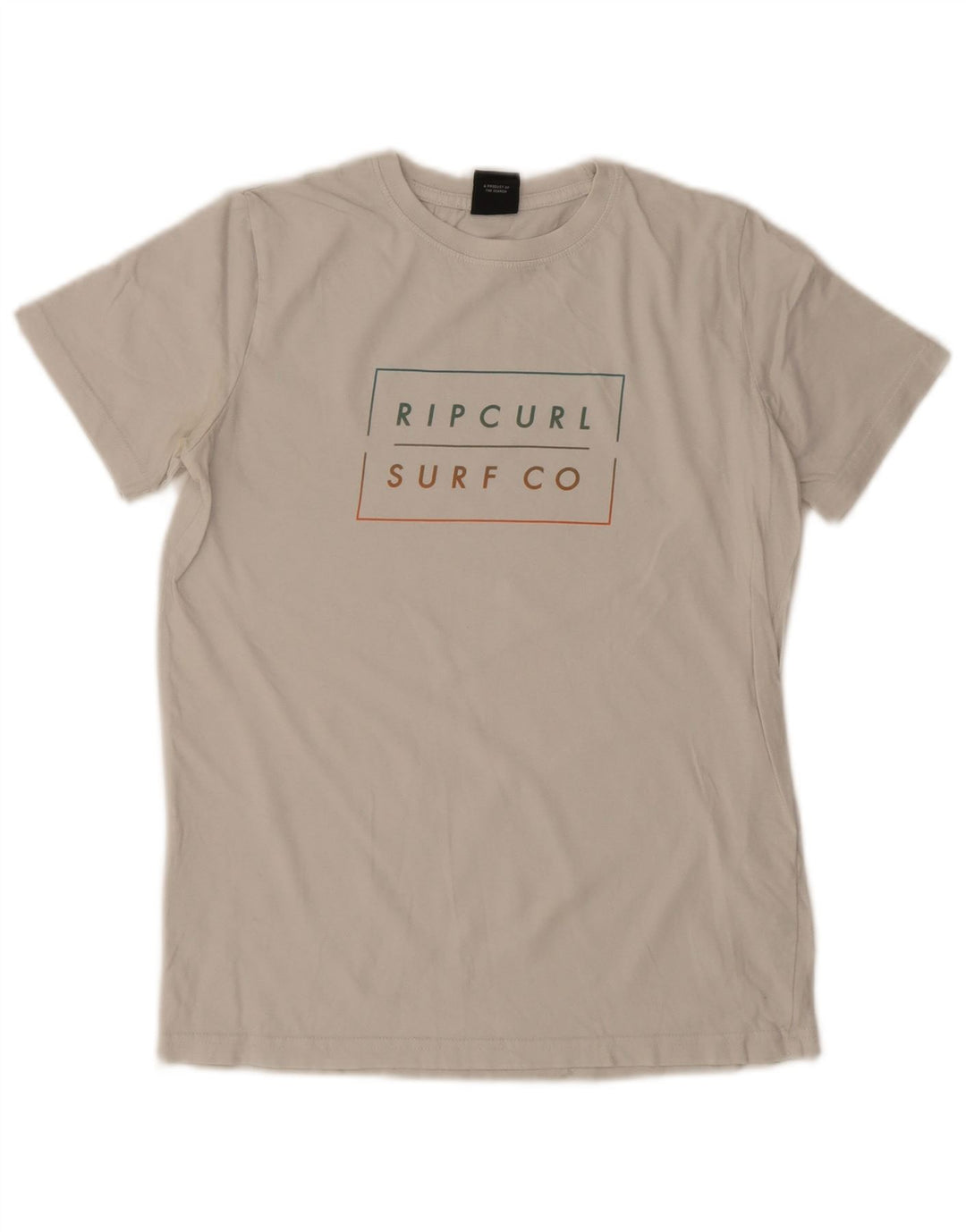 Rip Curl Boys Graphic T-Shirt Top 13-14 Years White Cotton