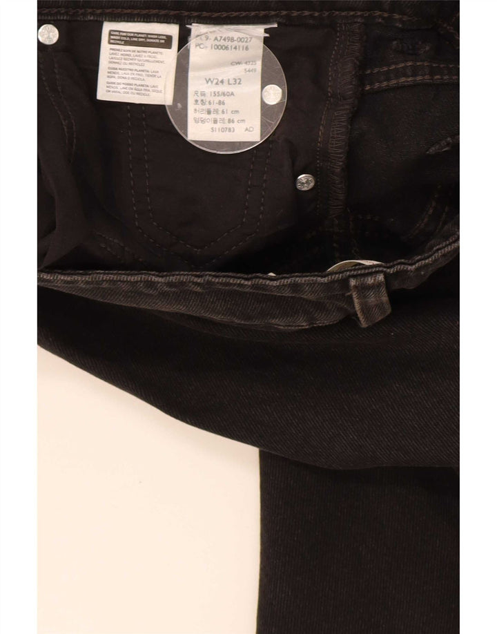 Levi's Kvinder Jeans med brede ben W24 L32 Sort