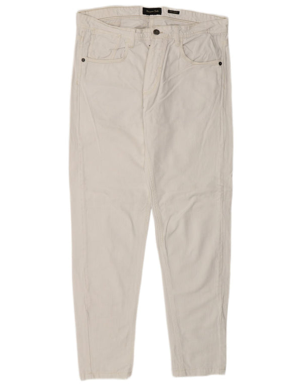 Massimo Dutti Mens Slim Jeans EU 40 Medium W31 L29 White