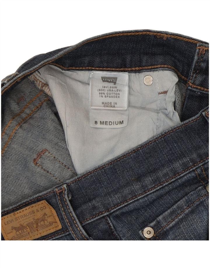 Levi's Damen 515 Bootcut Jeans US 8 Medium W30 L31 Marineblaue Baumwolle