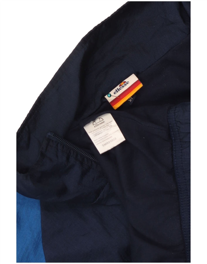 Ellesse Herre træningsdragt Topjakke XL Blå Colourblock Polyester
