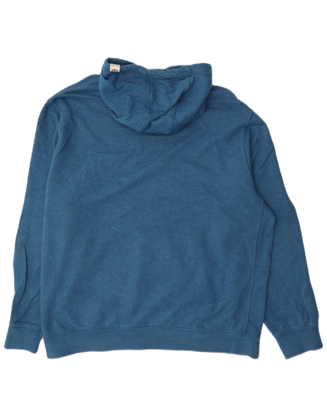 Nike Mens Hoodie Jumper 2XL Blue Cotton