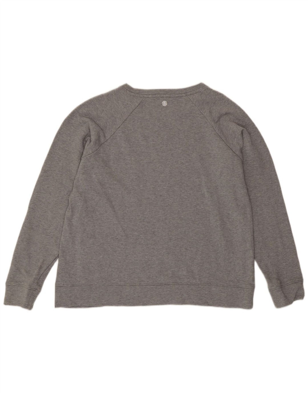 Barbour Damen Grafik-Sweatshirt-Pullover UK 16 Große graue Baumwolle