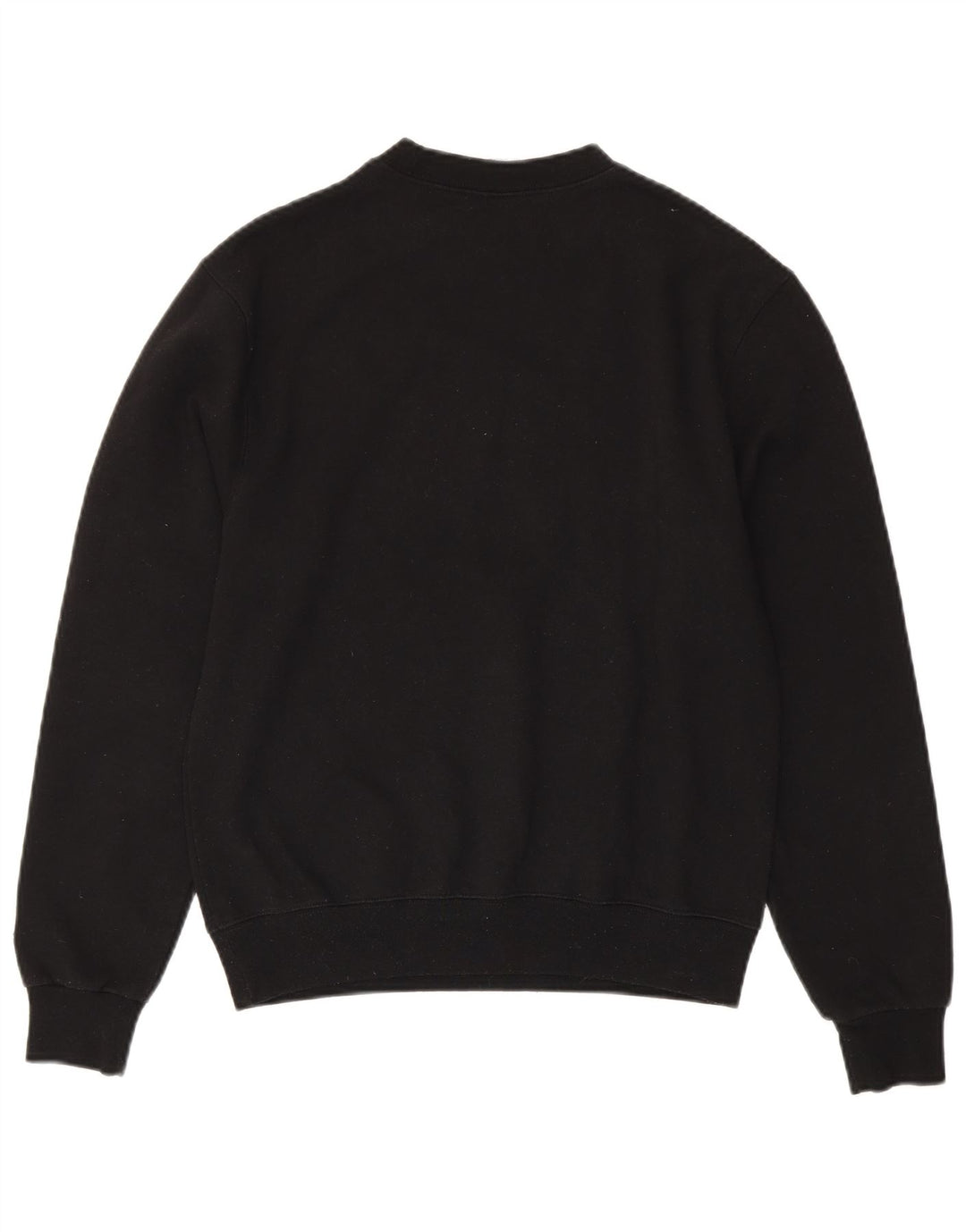 Champion Mens Graphic Sweatshirt Jumper Small Black Cotton