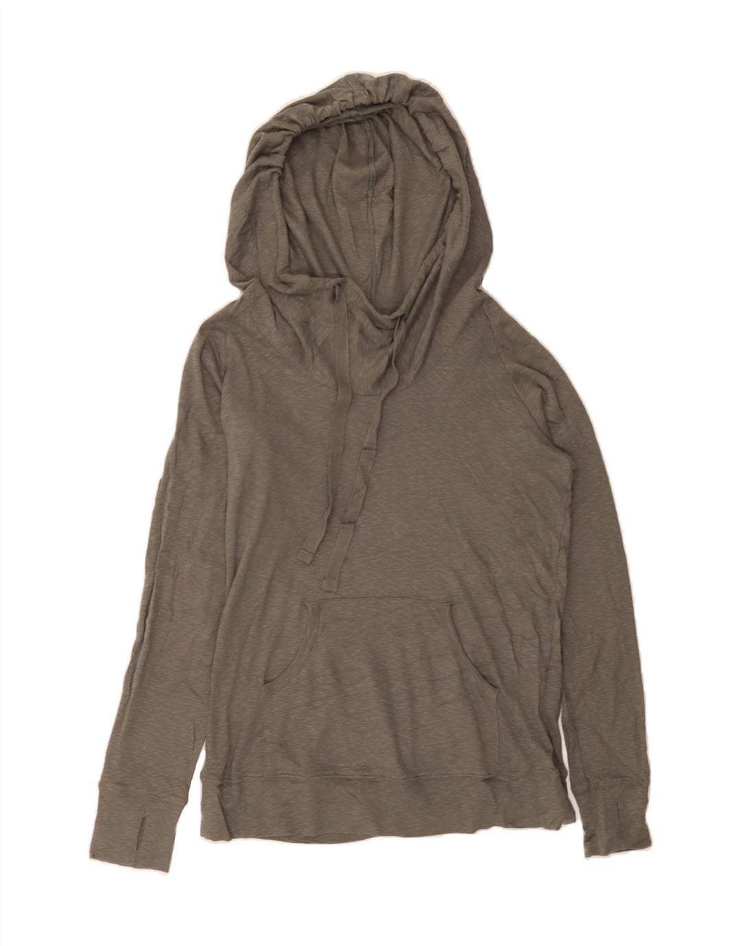 COLUMBIA Womens Hoodie Jumper UK 14 Large Grey Cotton Vintage Columbia and Second-Hand Columbia from Messina Hembry 
