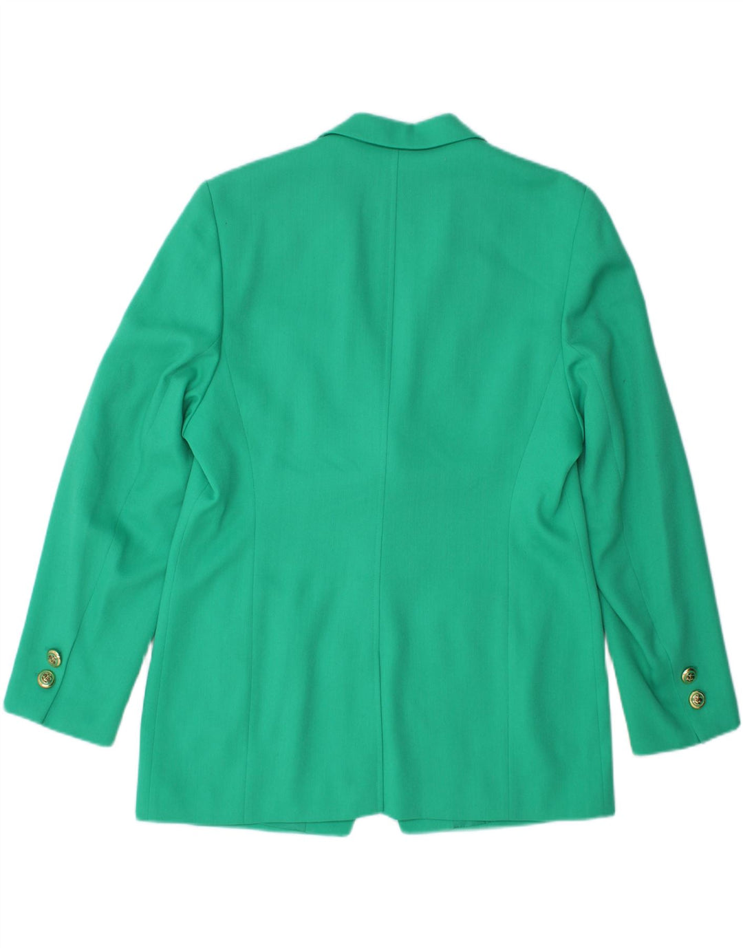 BASLER Womens 2 Button Blazer Jacket IT 42 Medium Green Polyester