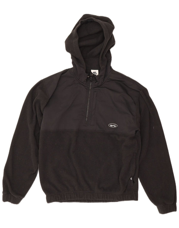 Nike Mens Therma-Fit Hooded Fleece Jumper XS Black Polyester