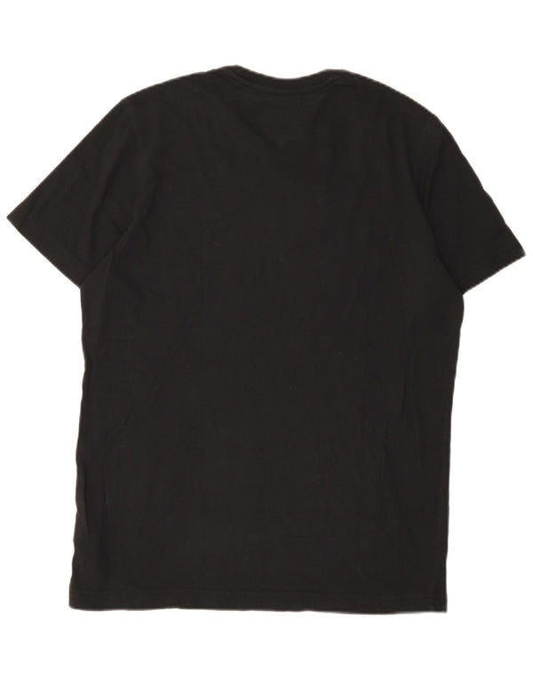T-shirt da uomo Tommy Hilfiger Top in cotone nero medio
