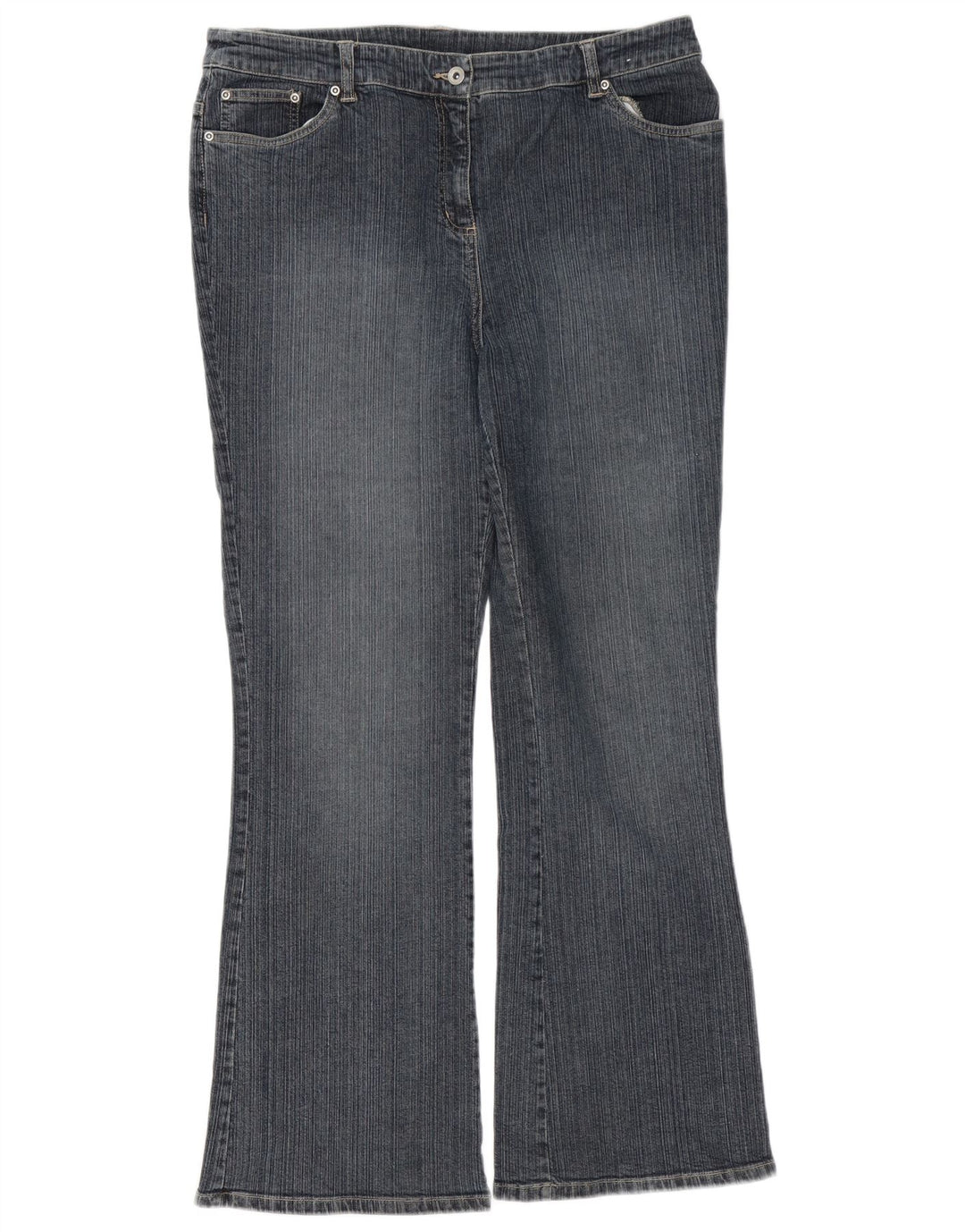 WALLIS Womens Bootcut Jeans UK 16 Large W38 L32  Blue Cotton
