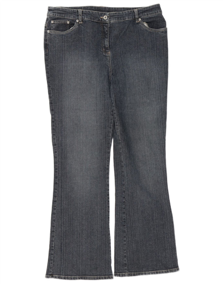 WALLIS Womens Bootcut Jeans UK 16 Large W38 L32  Blue Cotton