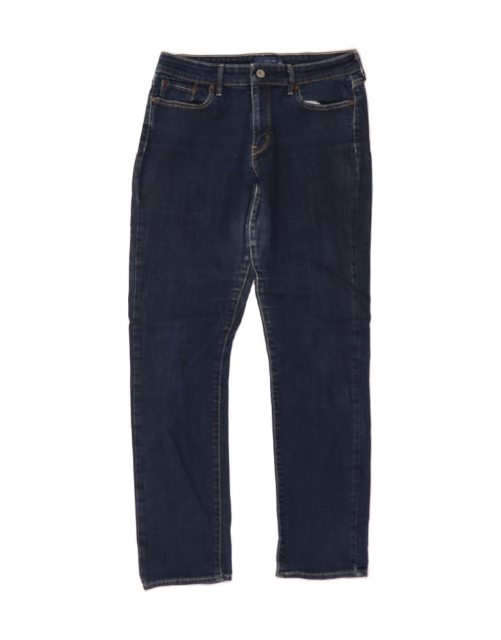 LEVI'S Womens Slight Curve Slim Jeans W31 L29 Navy Blue Cotton Vintage Levi's and Second-Hand Levi's from Messina Hembry 