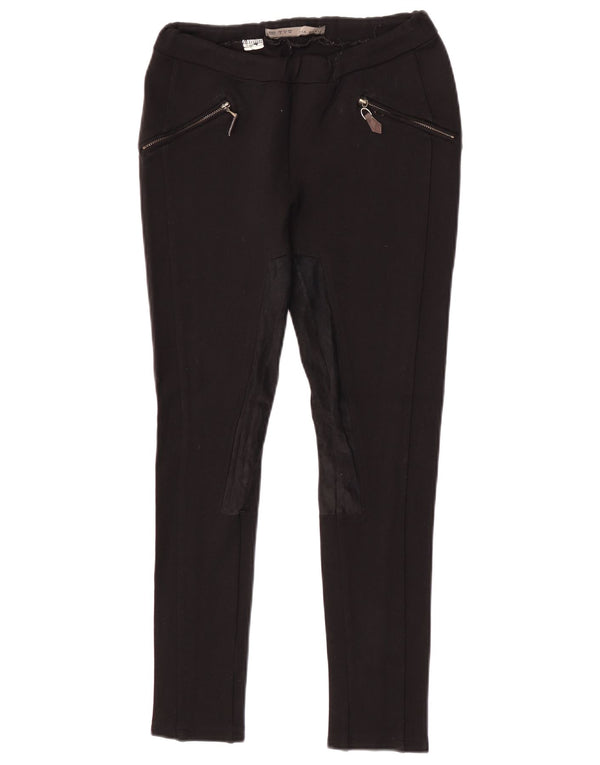 Zara Womens Skinny Casual Trousers Medium W28 L26 Black