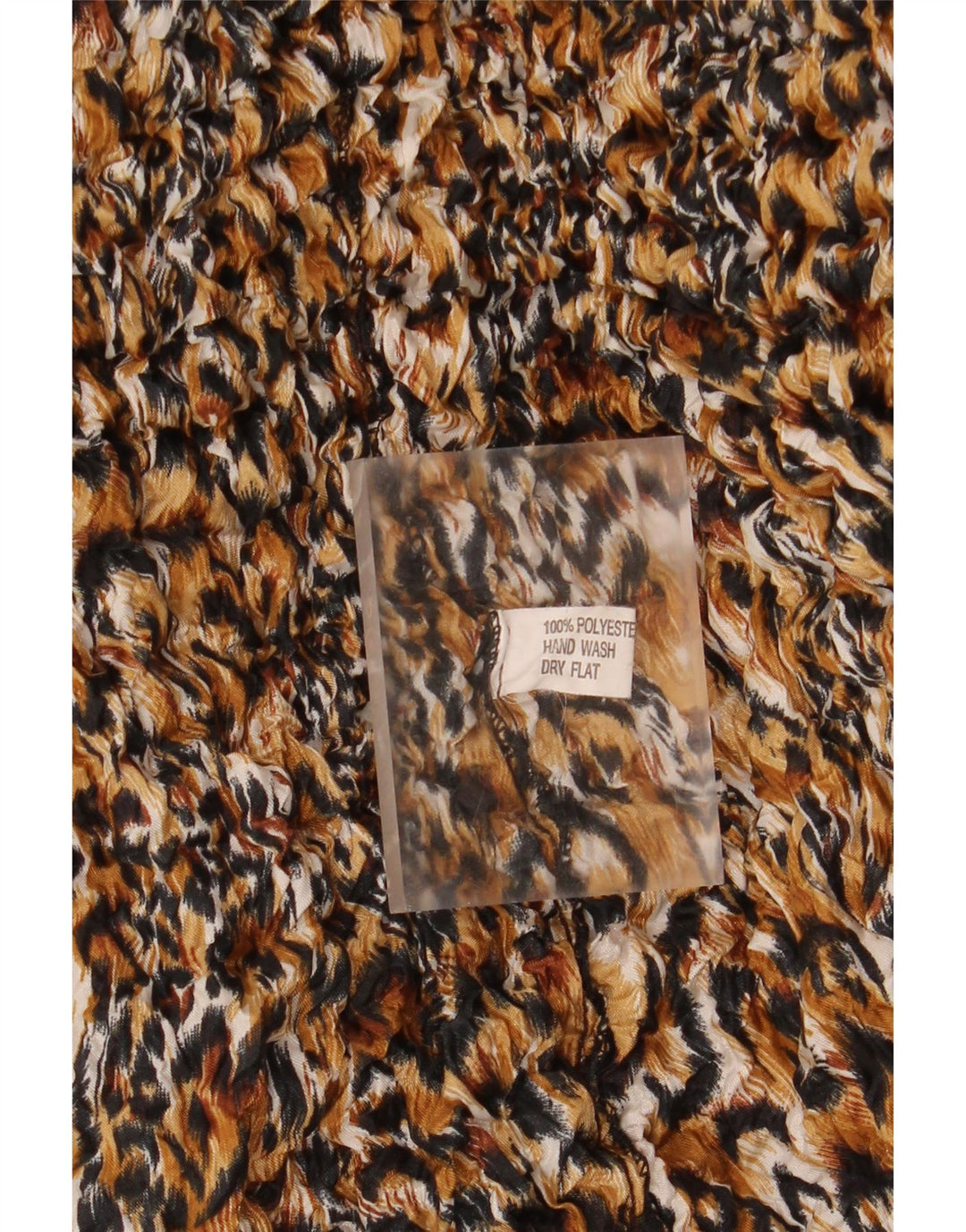 Vintage γυναικεία μπλούζα τοπ UK 14 Medium πολύχρωμη Animal Print Polyester