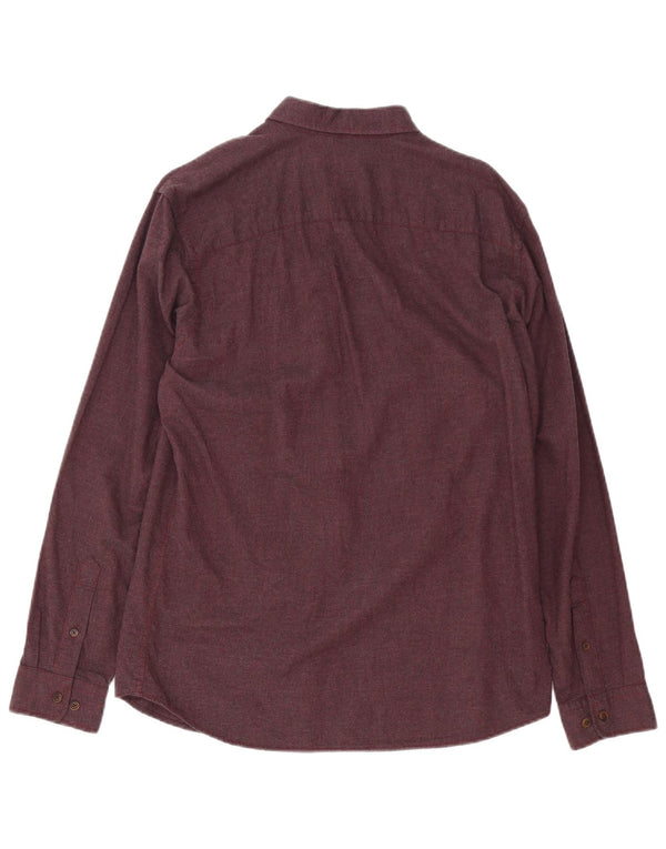 Jack & Jones Chemise en Flanelle Homme Large Coton Bordeaux