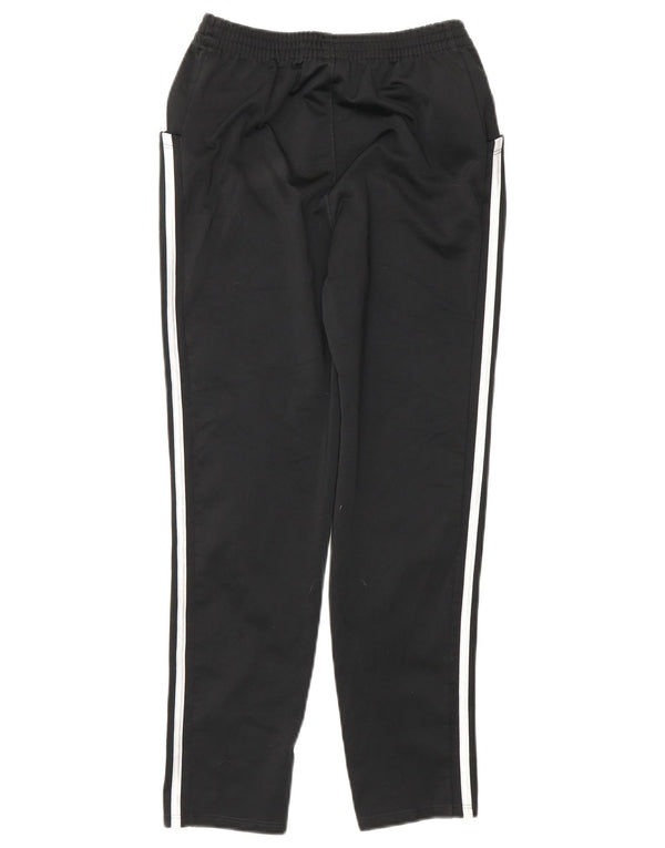 Adidas Boys Tracksuit Trousers 10-11 Years Medium Black Polyester