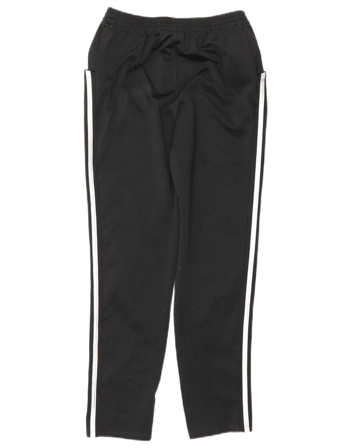 Adidas Boys Tracksuit Trousers 10-11 Years Medium Black Polyester