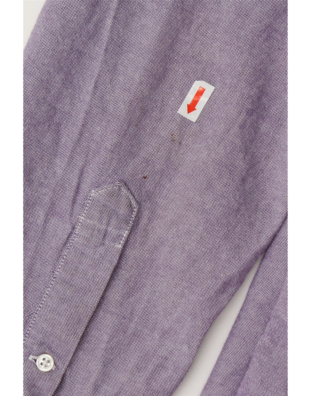J. CREW Mens Oxford Shirt XS Purple Cotton Vintage J. Crew and Second-Hand J. Crew from Messina Hembry 