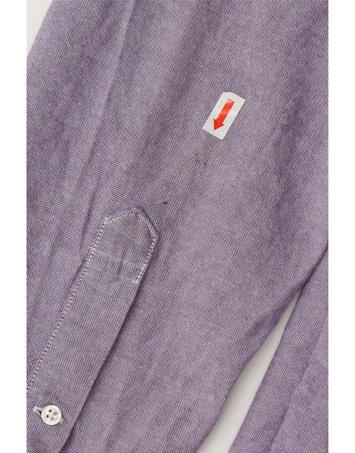 J. CREW Mens Oxford Shirt XS Purple Cotton Vintage J. Crew and Second-Hand J. Crew from Messina Hembry 