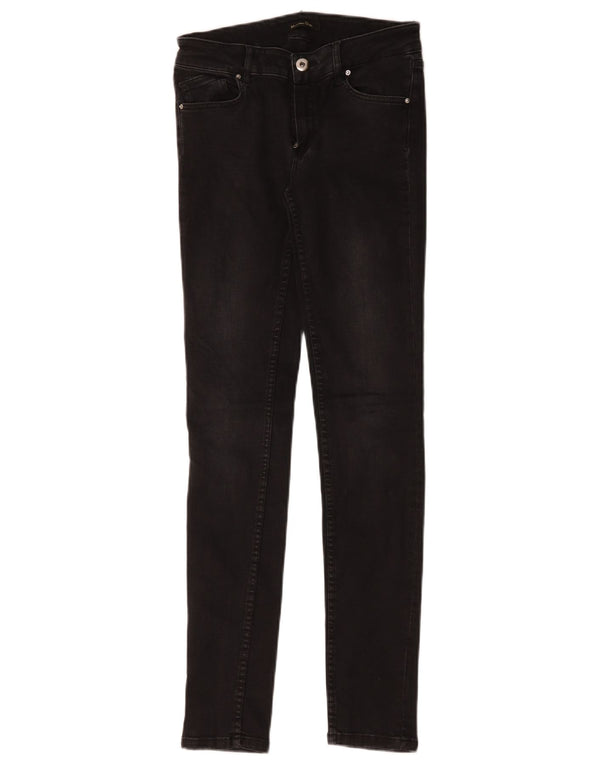 Massimo Dutti Damen Skinny Jeans EU 34 2XS W24 L29 Schwarze Baumwolle