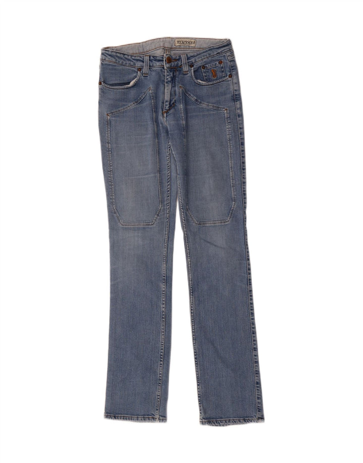 JECKERSON Womens Straight Jeans W30 L33 Blue Cotton Vintage Jeckerson and Second-Hand Jeckerson from Messina Hembry 