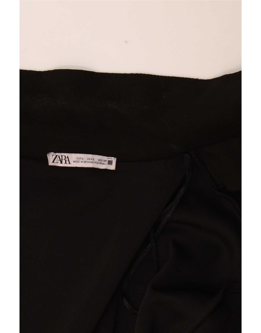 Zara Γυναικείο Παλτό UK 16 Large Μαύρο