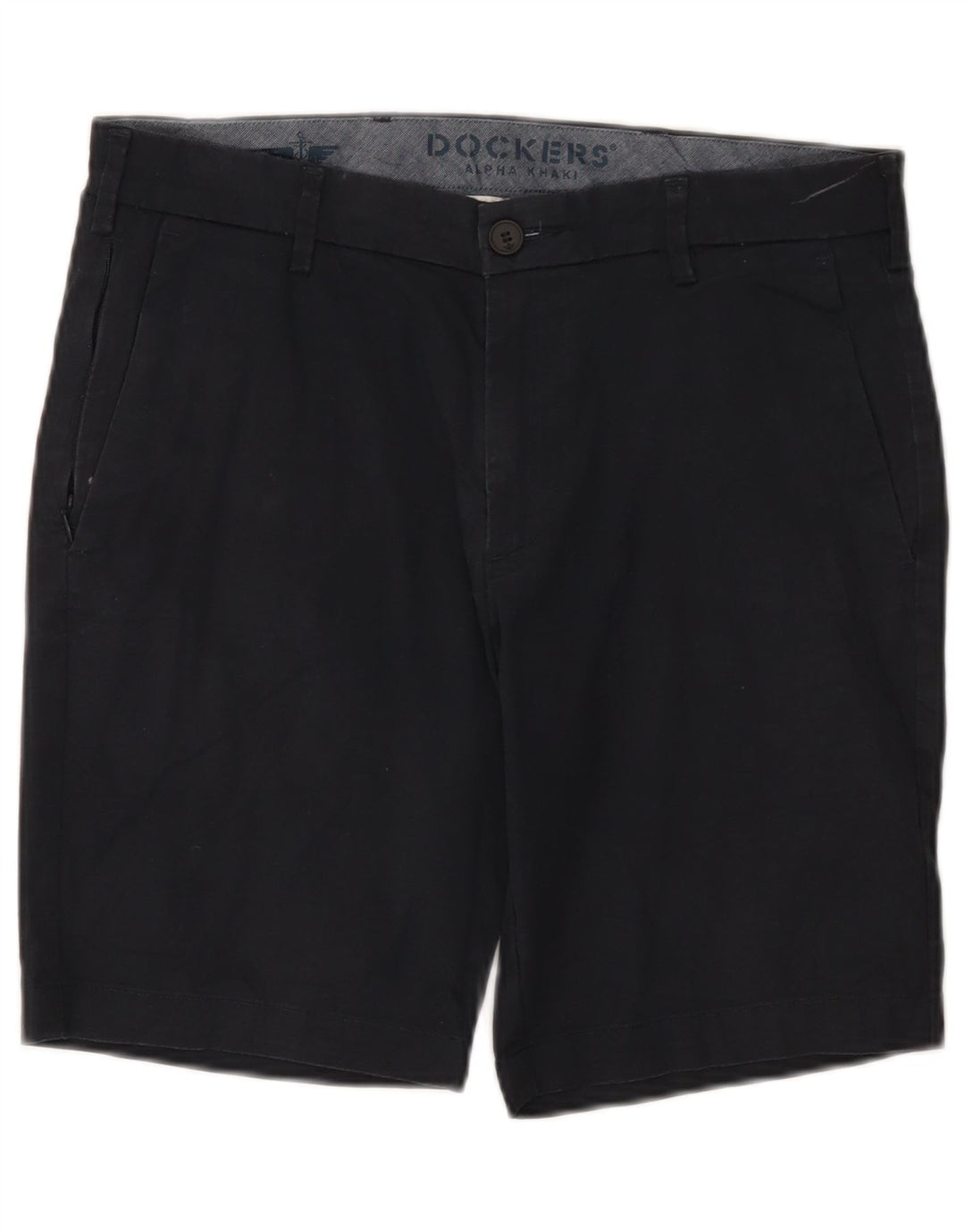 Dockers Pantalones cortos chinos para hombre W31 Algodón negro mediano