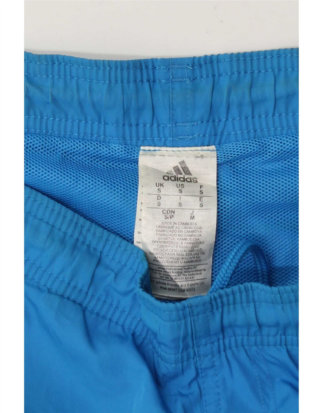 Adidas Sportsshorts til mænd Små blå polyester