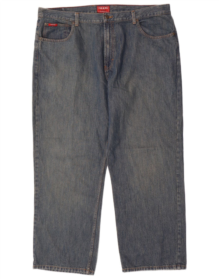 CHAPS Mens Straight Jeans W42 L30  Blue Cotton