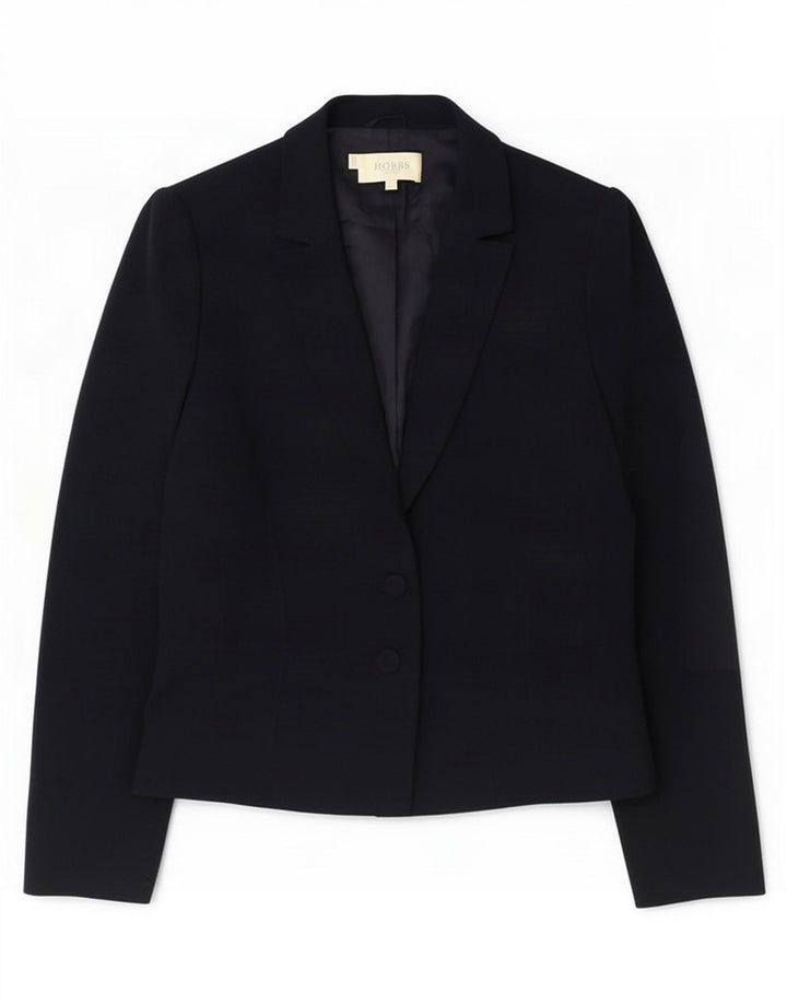 Hobbs Chaqueta Blazer de 2 Botones para Mujer UK 40 Grande Poliéster Azul Marino